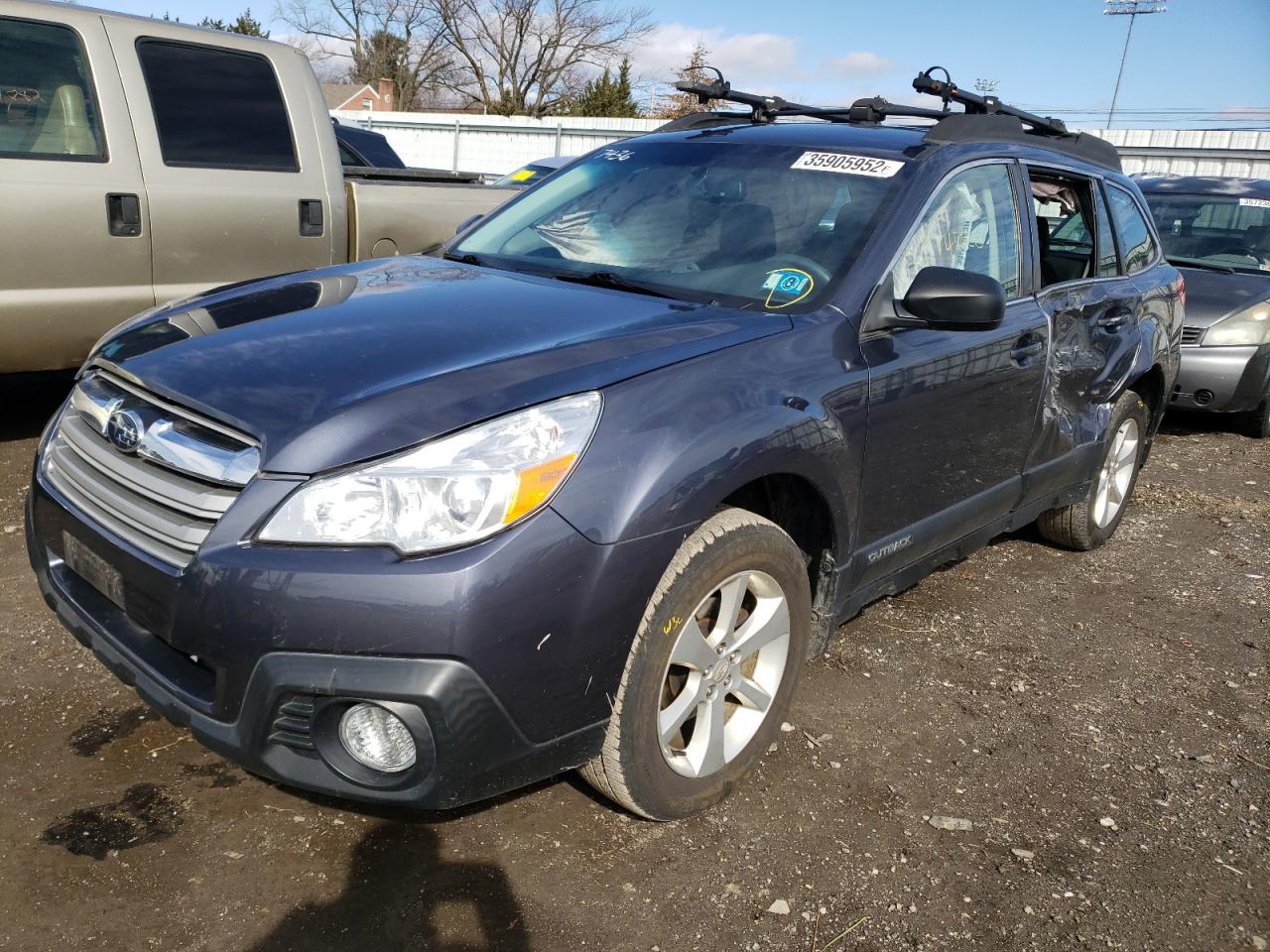 Photo 2 from auction – 2014 SUBARU OUTBACK 2. with VIN 4S4BRBACXE3310435