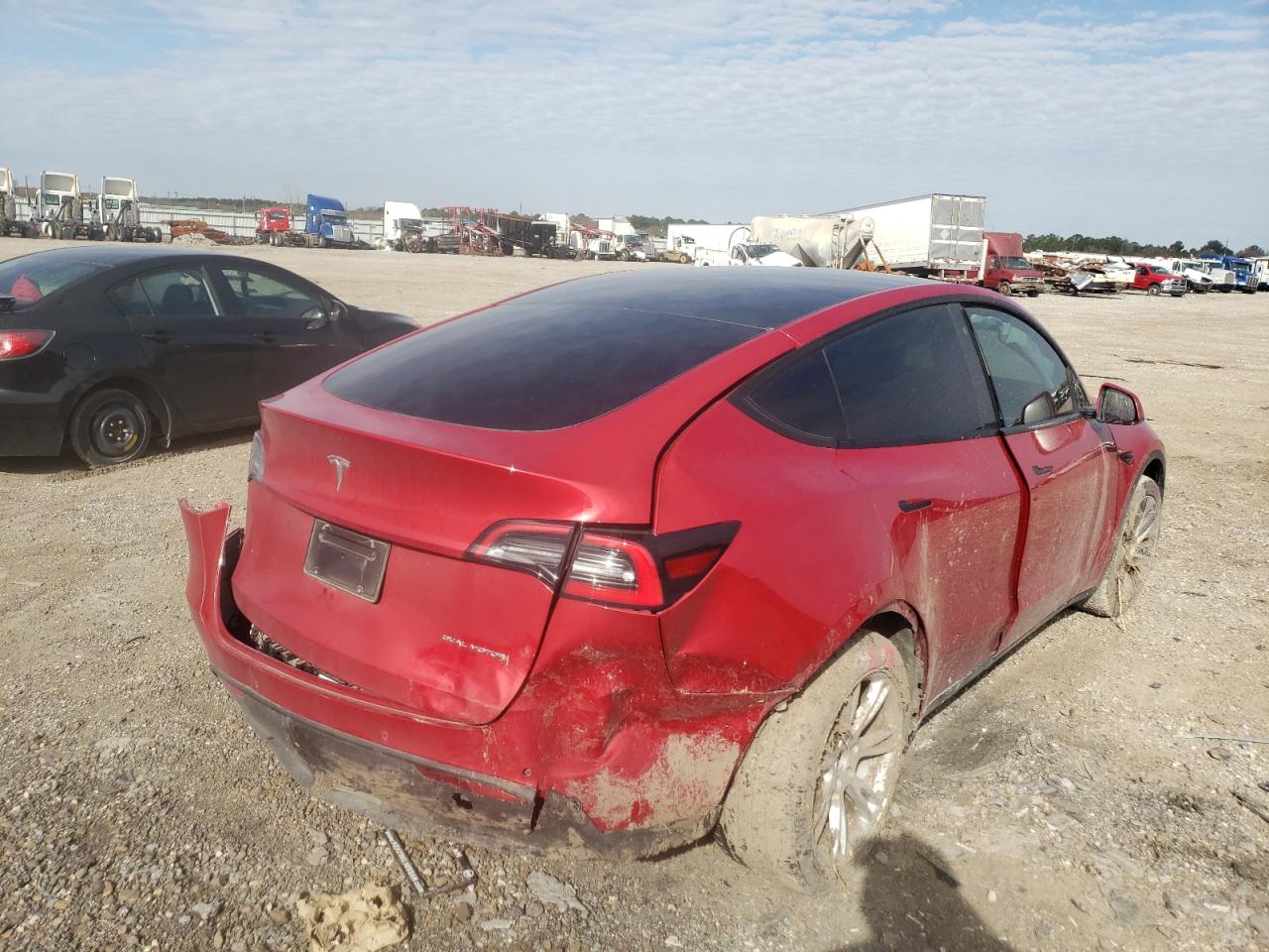 Photo 4 from auction – 2020 TESLA MODEL Y with VIN 5YJYGDEE6LF044004