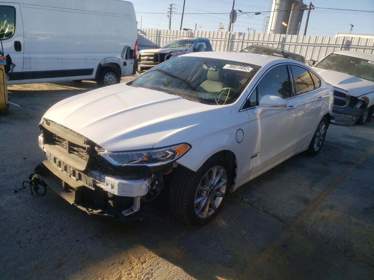 Photo 2 from auction – 2017 FORD FUSION SE with VIN 3FA6P0PU2HR208980