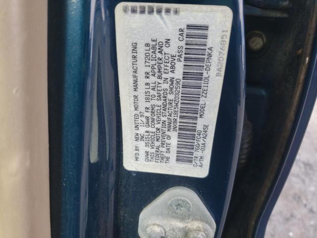 Photo 10 from auction – 1998 TOYOTA COROLLA with VIN 1NXBR18E5WZ032590