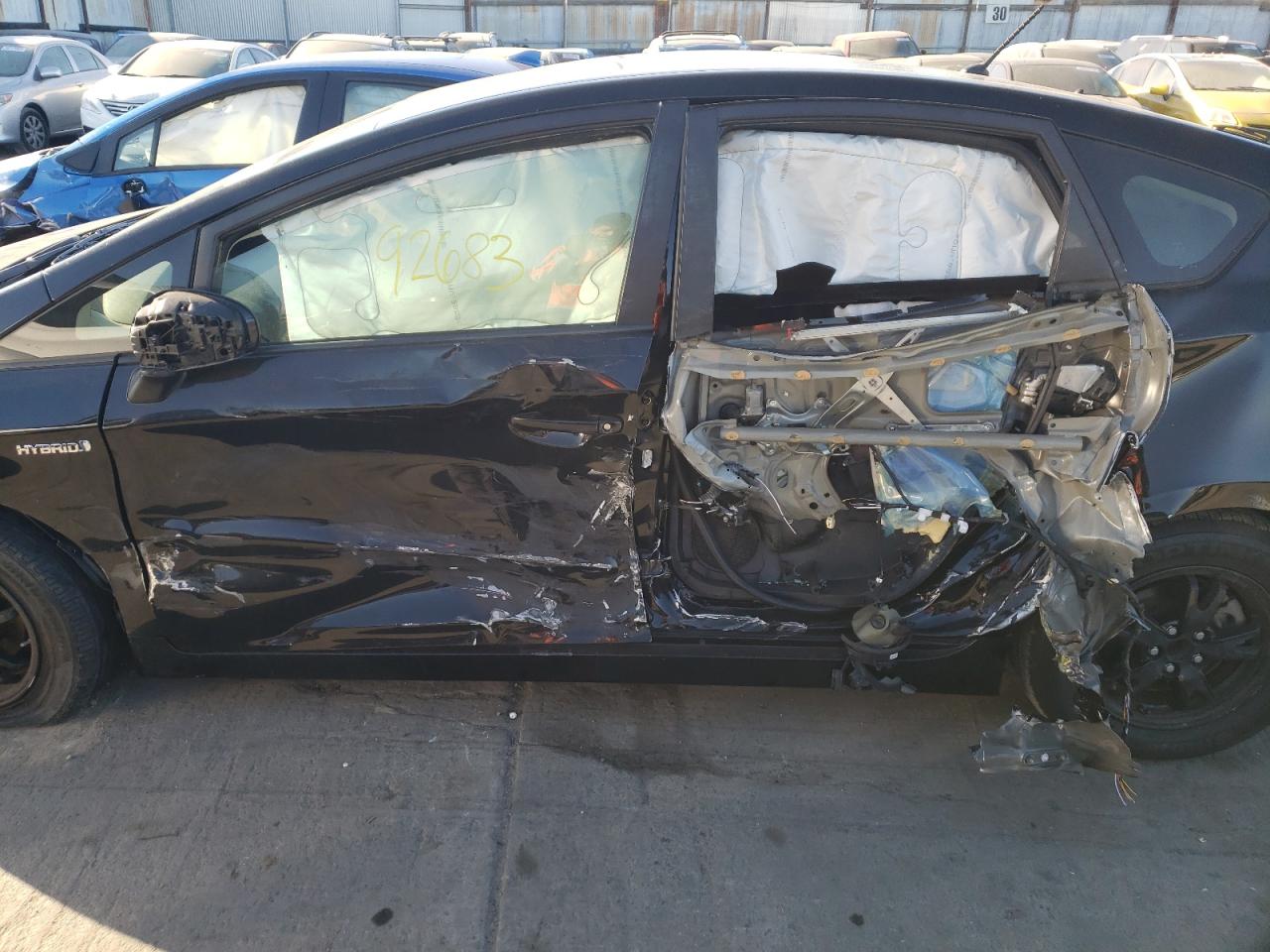 Photo 9 from auction – 2015 TOYOTA PRIUS with VIN JTDKN3DU2F1919042