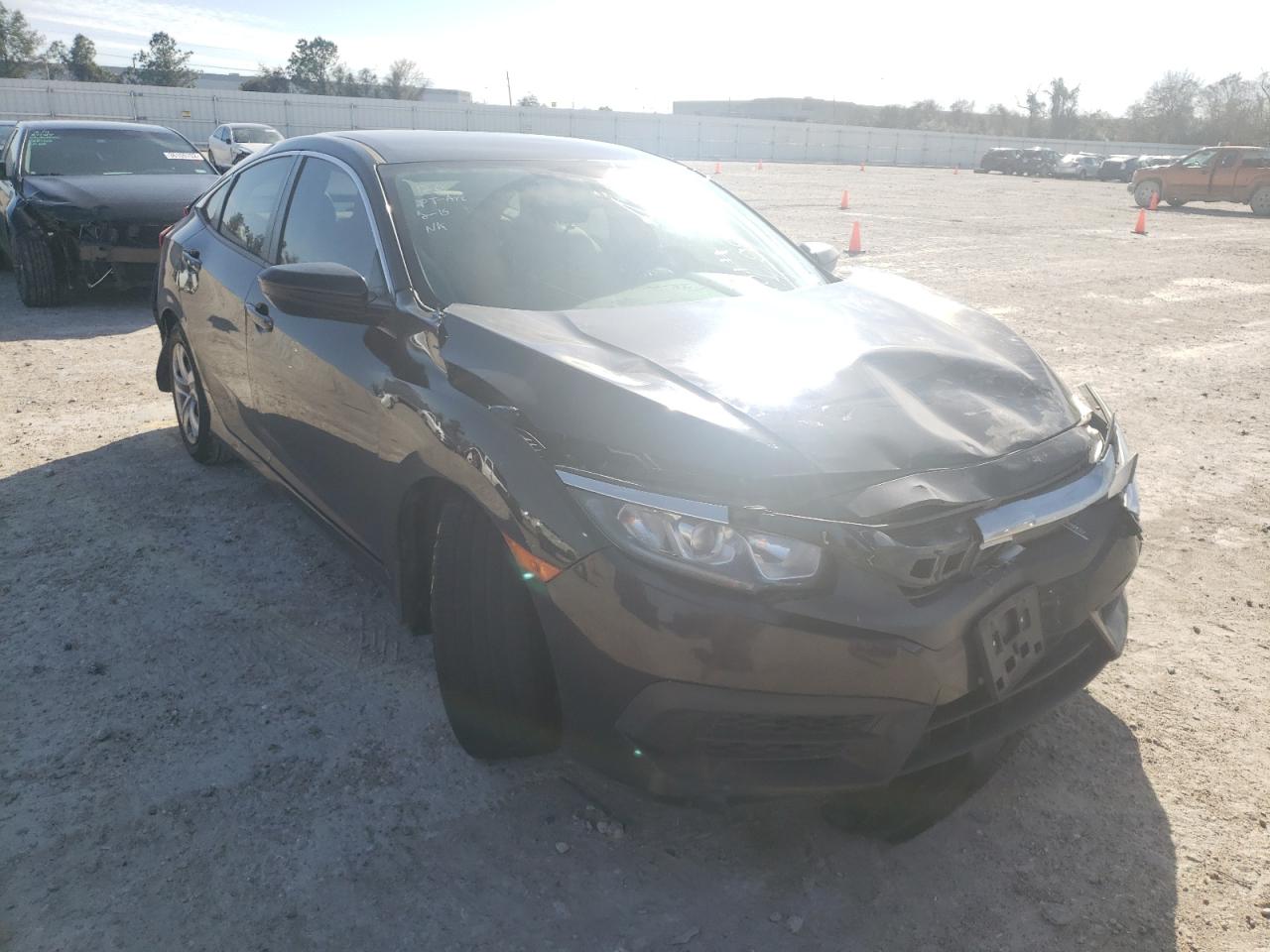 HONDA CIVIC LX 2016 with VIN 19XFC2F56GE045882 - Photo from auction