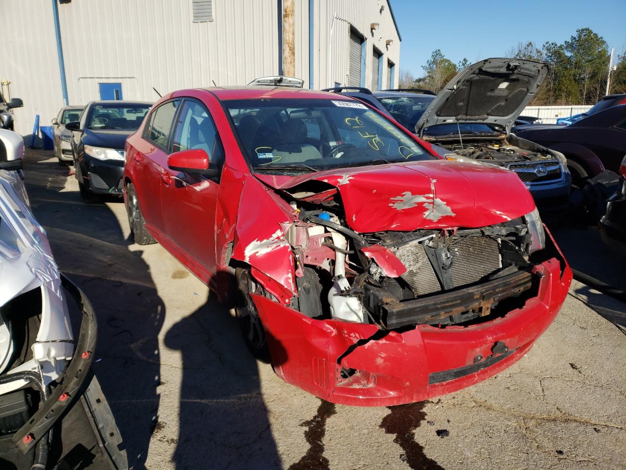 Photo 1 from auction – 2012 NISSAN SENTRA 2.0 with VIN 3N1AB6AP7CL634073