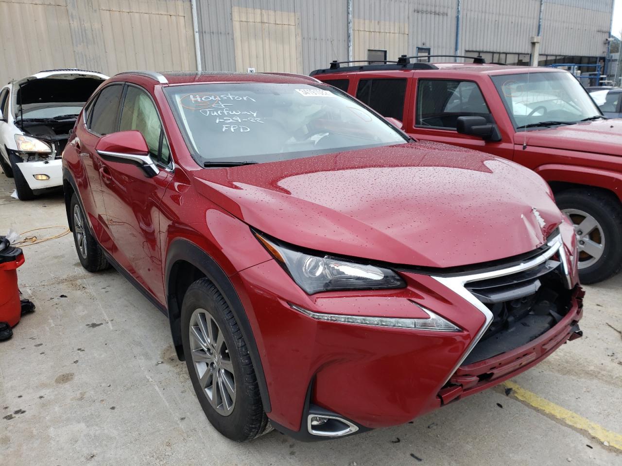 LEXUS NX 200T BA 2016 with VIN JTJBARBZ5G2063869 - Photo from auction