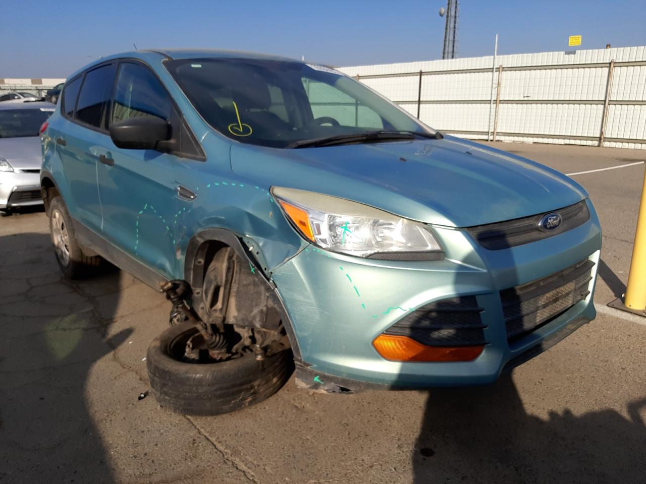 FORD ESCAPE S 2013 with VIN 1FMCU0F75DUA25783 - Photo from auction