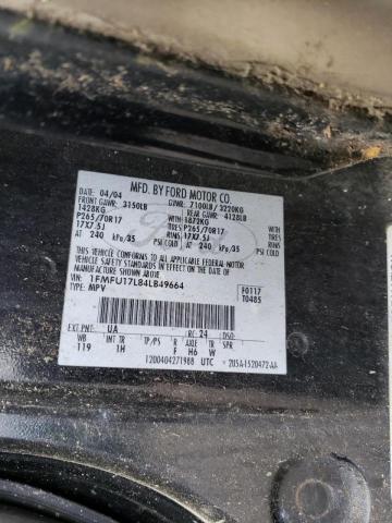 Photo 10 from auction – 2004 FORD EXPEDITION with VIN 1FMFU17L84LB49664