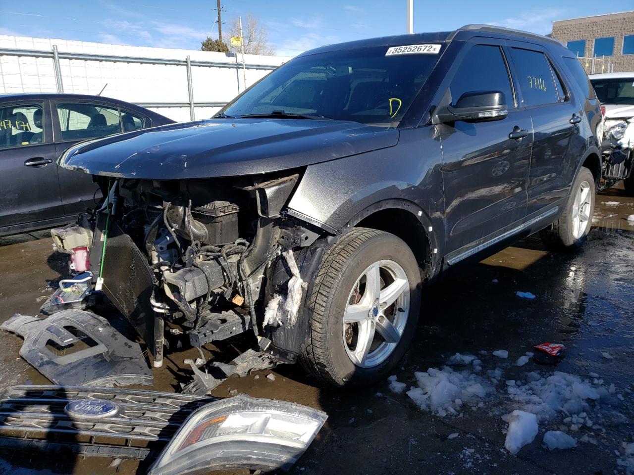 Photo 2 from auction – 2017 FORD EXPLORER X with VIN 1FM5K8D81HGA83449