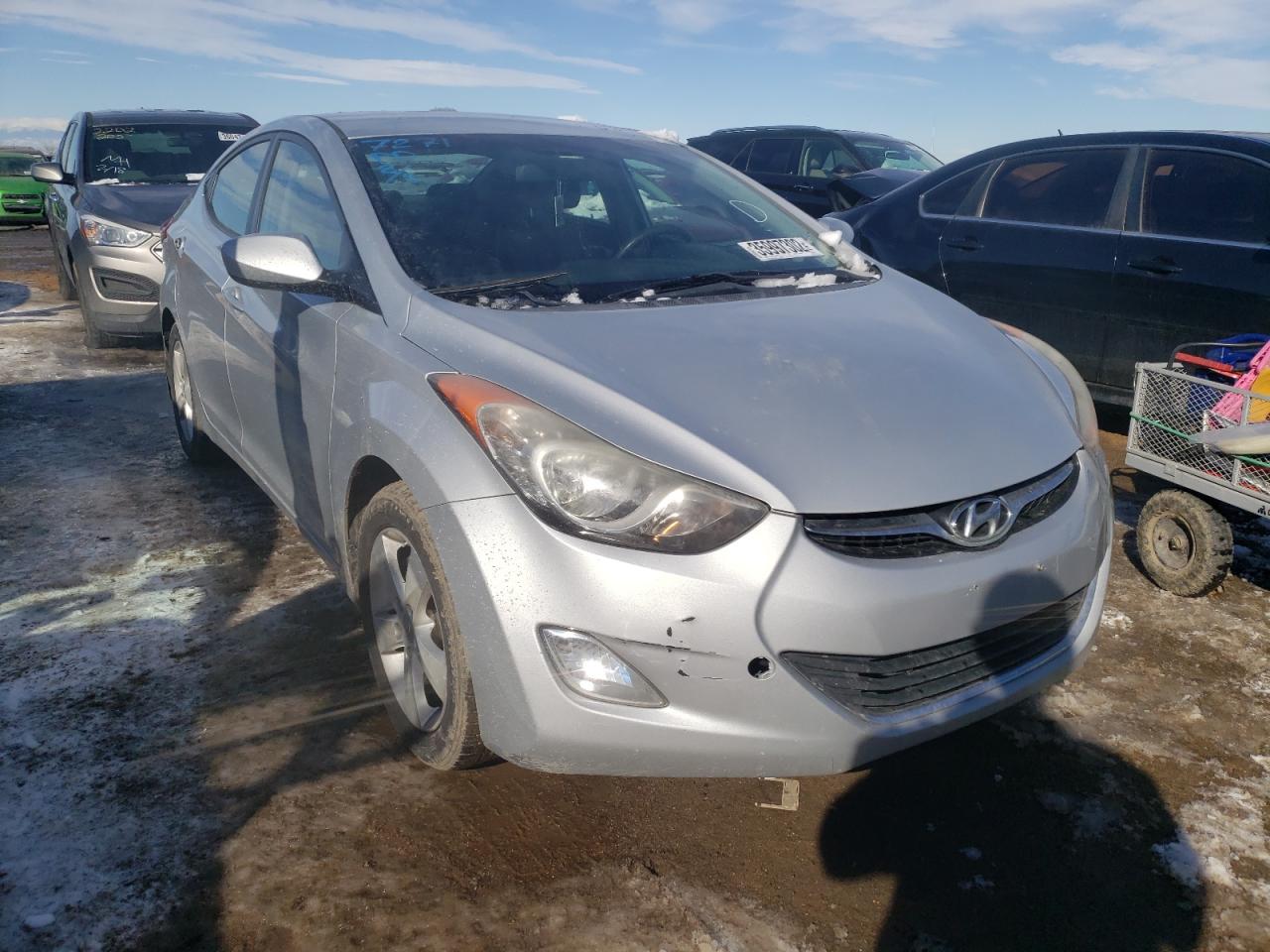 HYUNDAI ELANTRA GL 2012 with VIN KMHDH4AEXCU346898 - Photo from auction