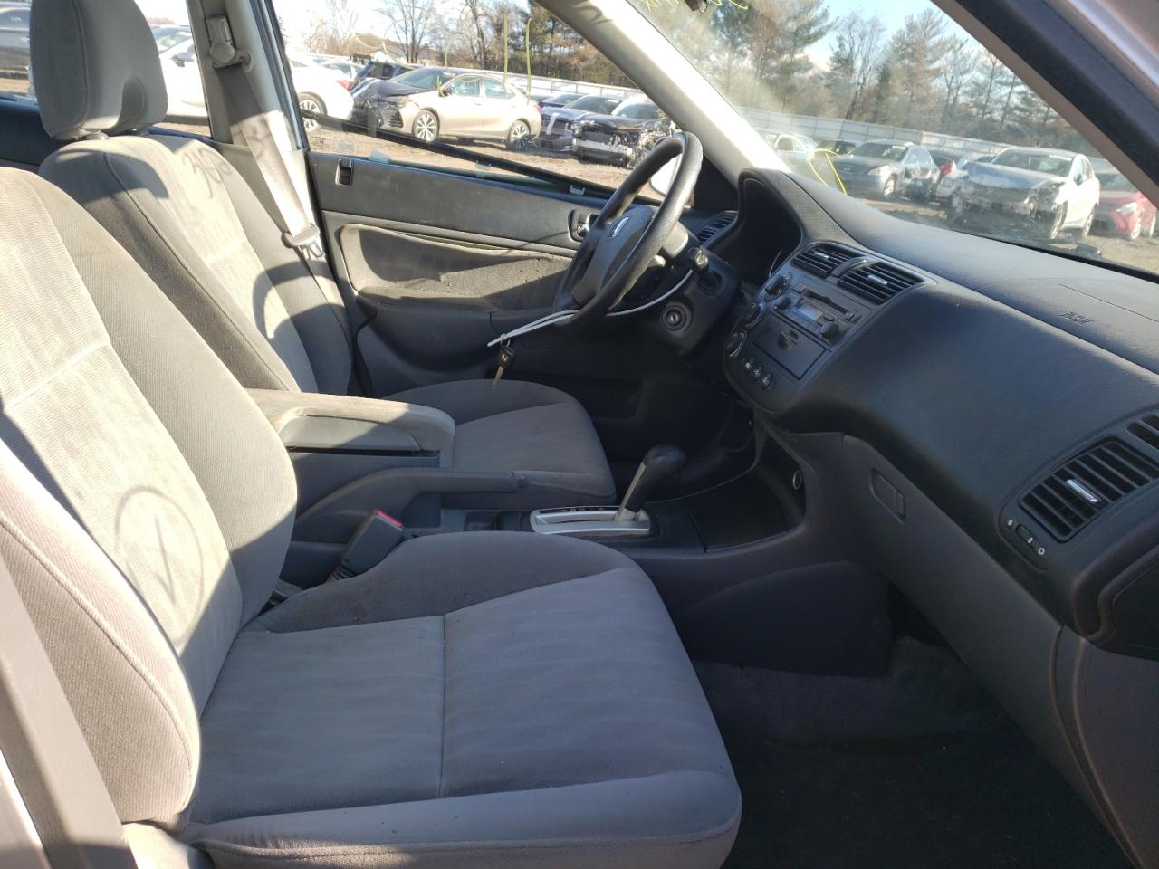 Photo 5 from auction – 2003 HONDA CIVIC EX with VIN 2HGES26763H507454