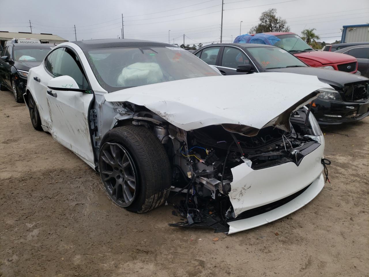 TESLA MODEL S 2021 with VIN 5YJSA1E53MF440558 - Photo from auction