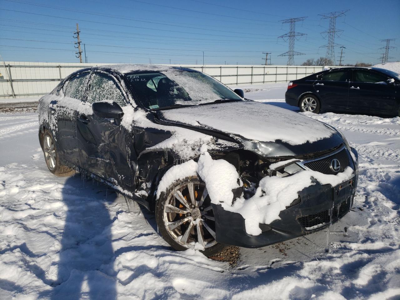 LEXUS IS 250 2007 with VIN JTHCK262372010014 - Photo from auction