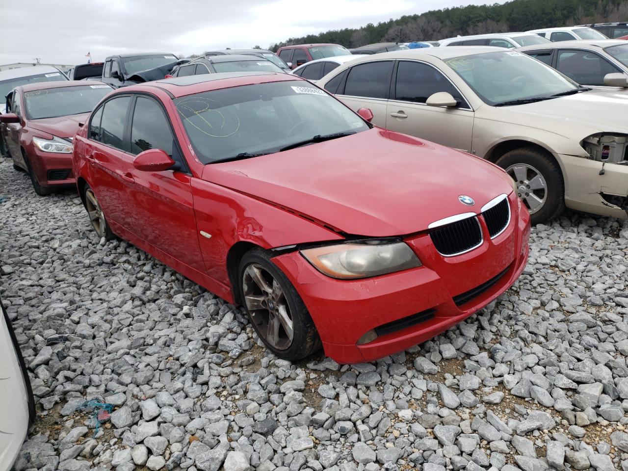 BMW 328 I 2007 with VIN WBAVA375X7NE26295 - Photo from auction