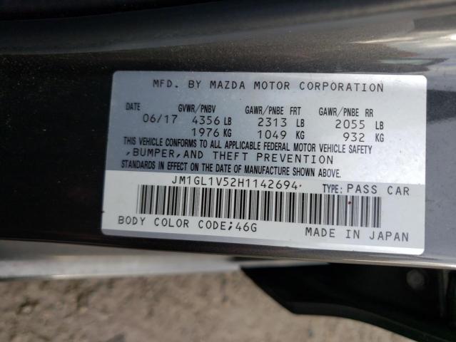 Photo 10 from auction – 2017 MAZDA 6 TOURING with VIN JM1GL1V52H1142694