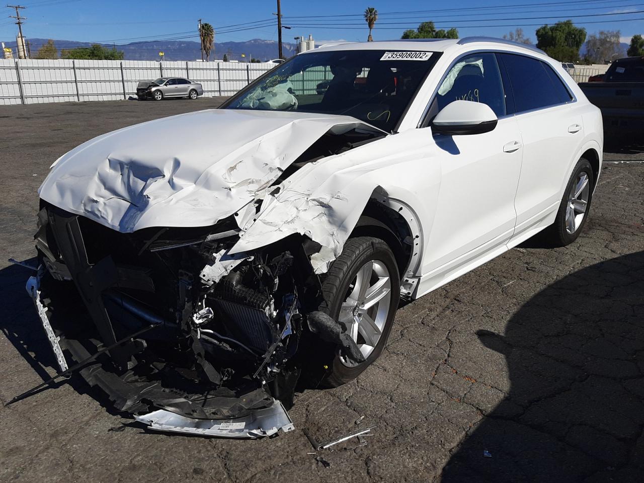 Photo 2 from auction – 2019 AUDI Q8 PREMIUM with VIN WA1AVAF16KD021453