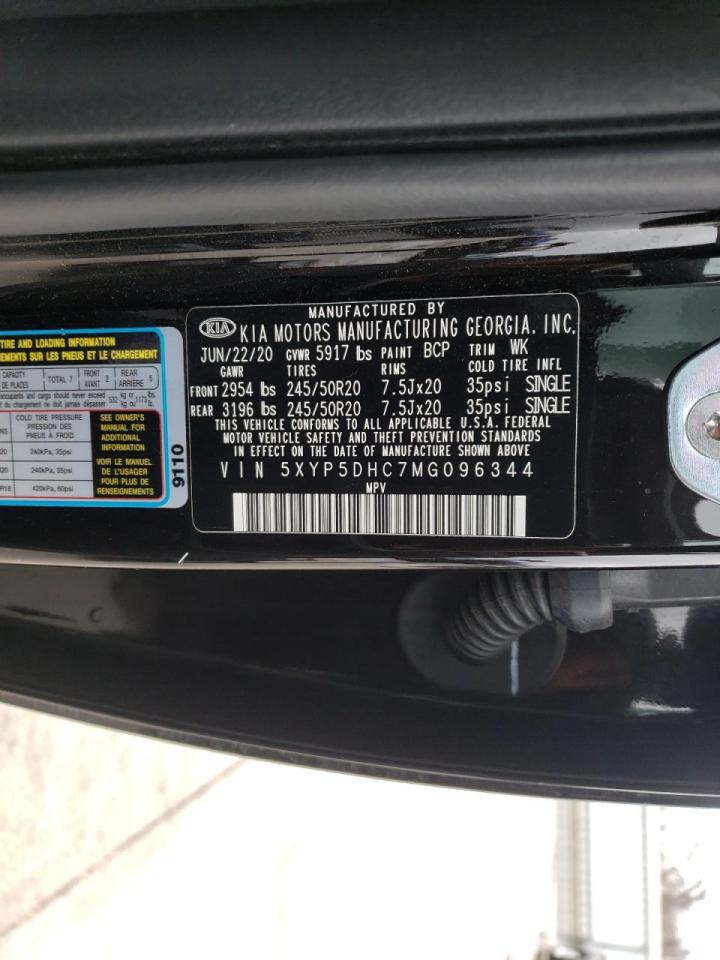 Photo 10 from auction – 2021 KIA TELLURIDE with VIN 5XYP5DHC7MG096344