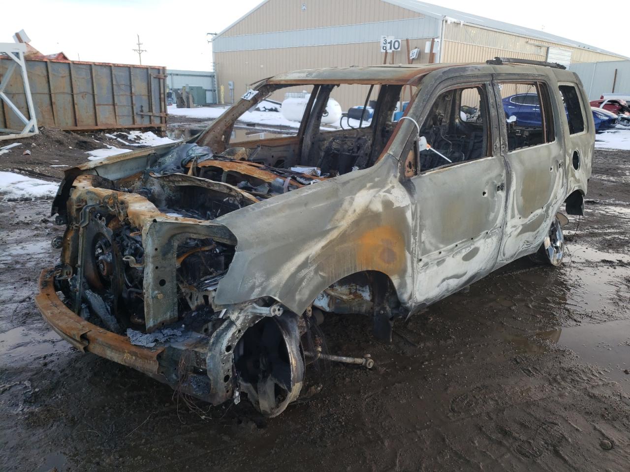 Photo 2 from auction – 2011 HONDA PILOT EXL with VIN 5FNYF4H57BB020498