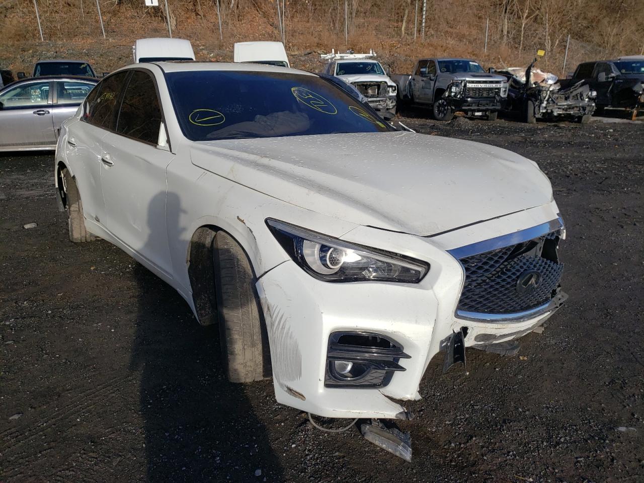 INFINITI Q50 PREMIU 2017 with VIN JN1EV7AR4HM838715 - Photo from auction