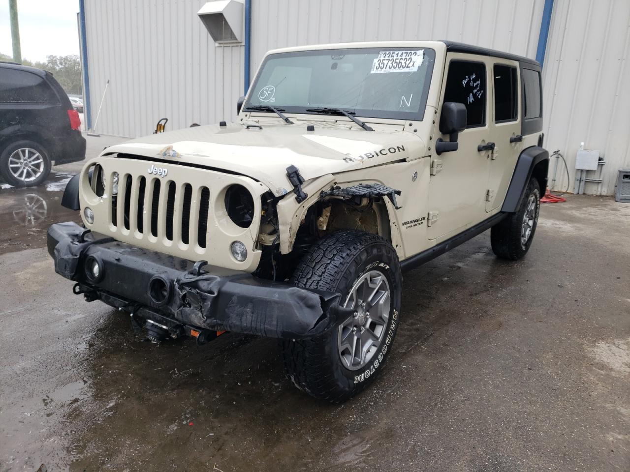 Photo 2 from auction – 2017 JEEP WRANGLER U with VIN 1C4BJWFG0HL594709