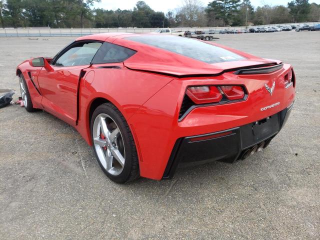 Photo 3 from auction – 2014 CHEVROLET CORVETTE S with VIN 1G1YF2D75E5114745