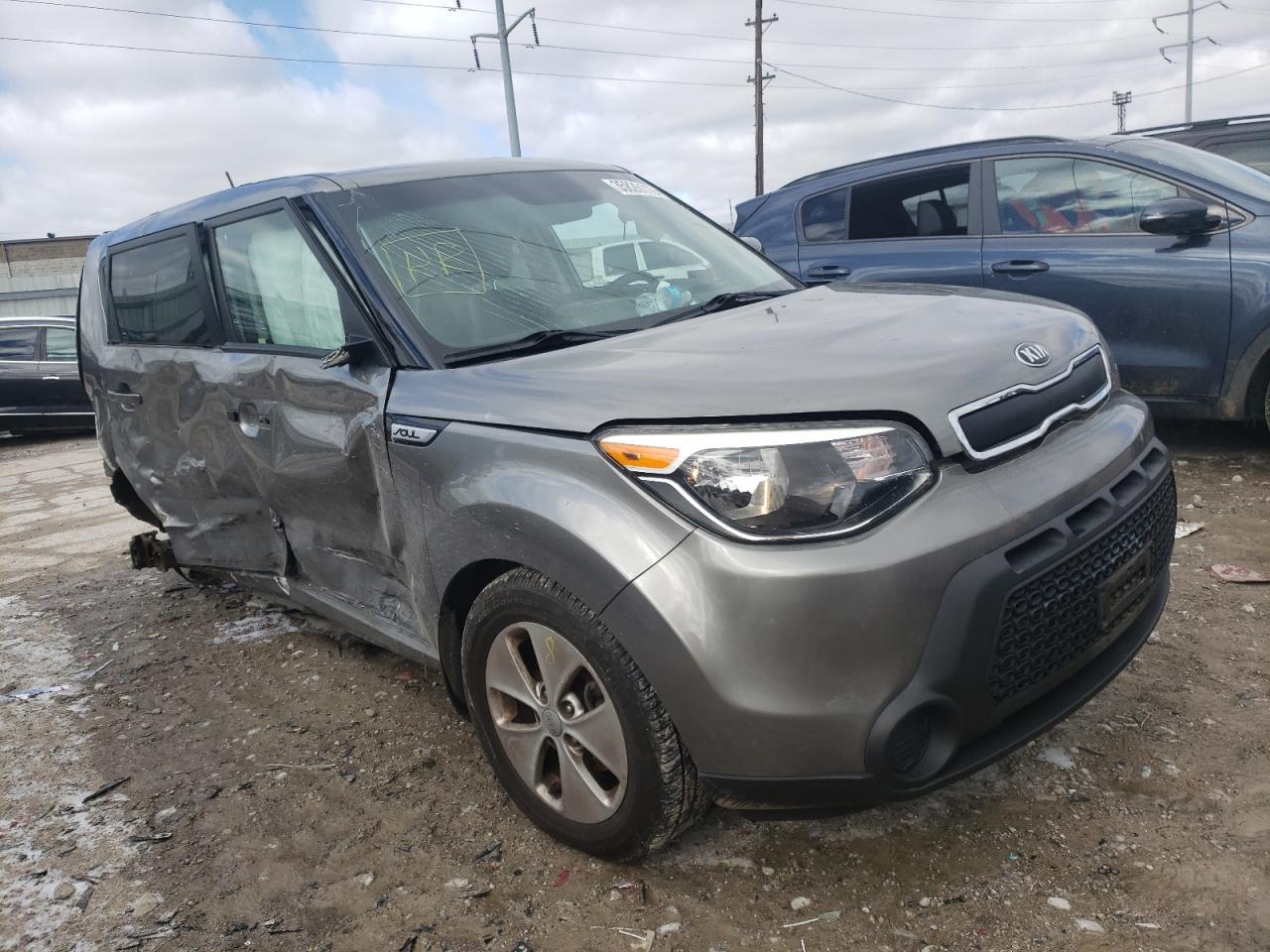 KIA SOUL 2015 with VIN KNDJN2A23F7119839 - Photo from auction