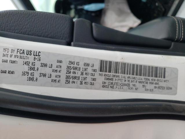 Photo 10 from auction – 2017 JEEP GRAND CHER with VIN 1C4RJFBG1HC644439