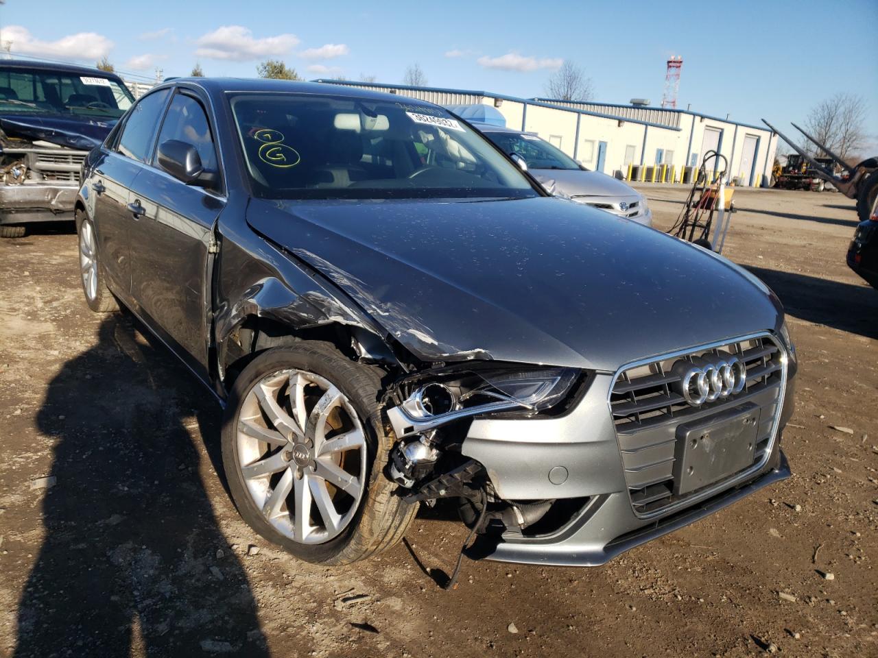 AUDI A4 PREMIUM 2013 with VIN WAUEFAFL2DN010286 - Photo from auction