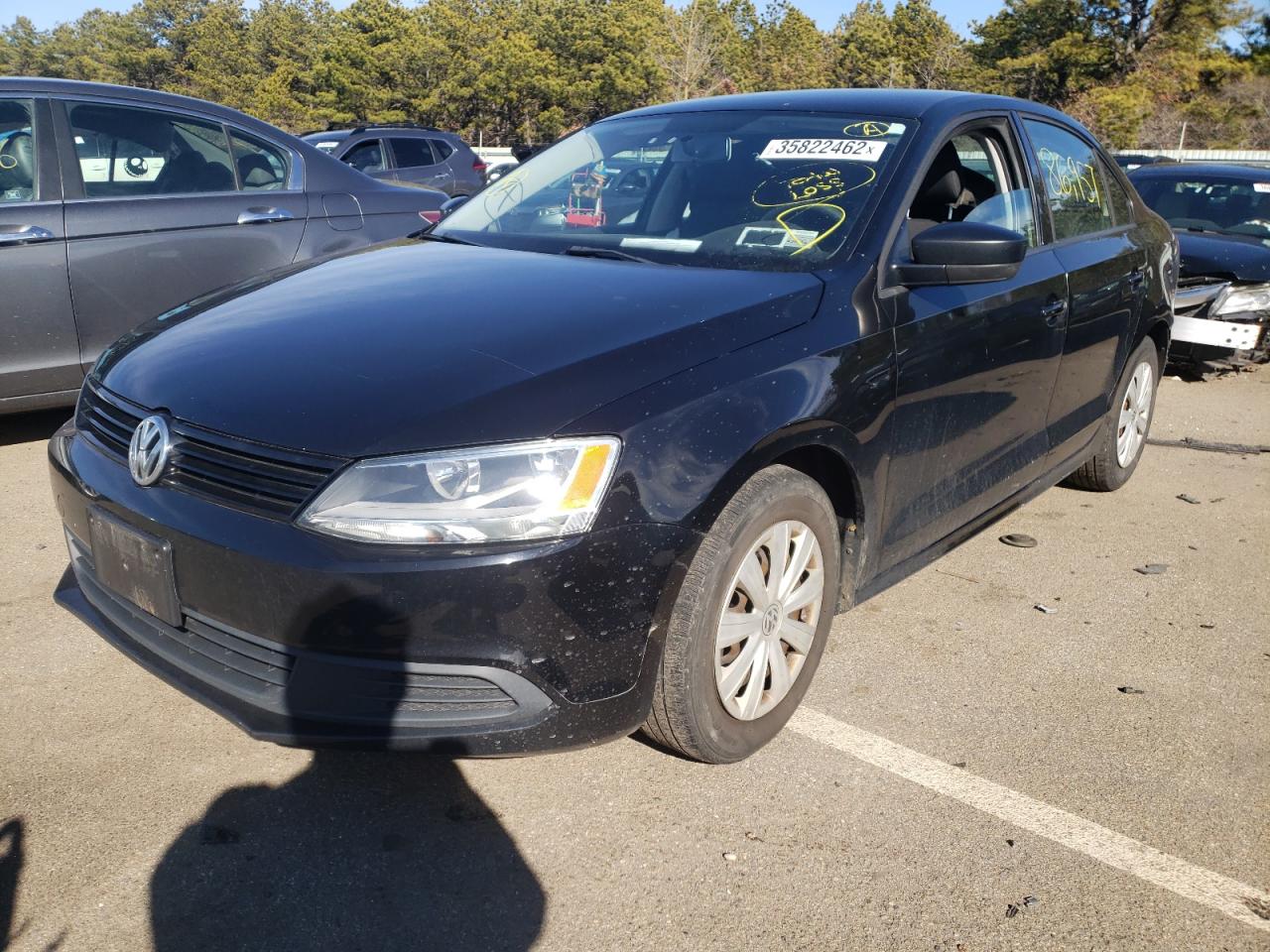 Photo 2 from auction – 2014 VOLKSWAGEN JETTA BASE with VIN 3VW2K7AJ2EM435591