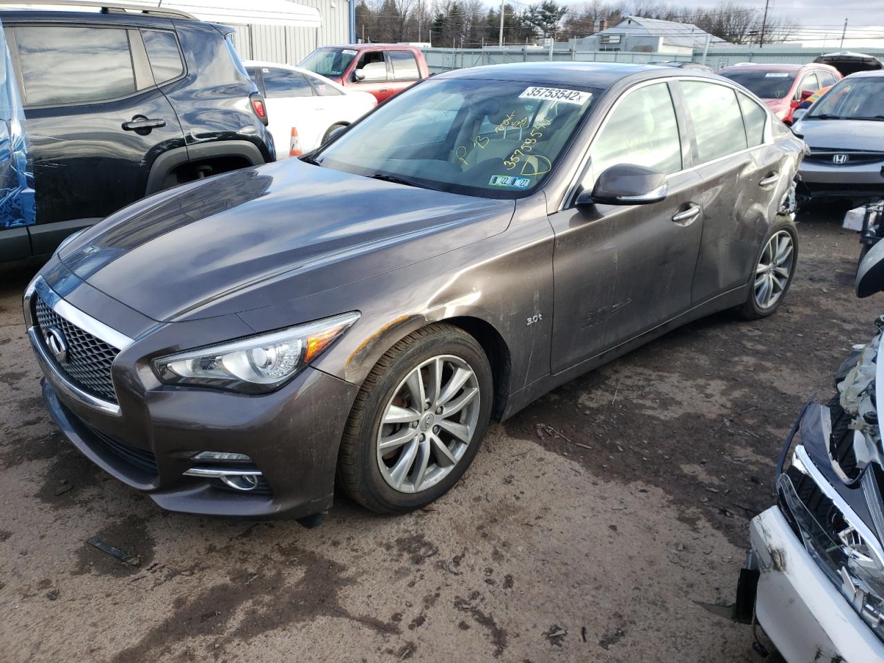 Photo 2 from auction – 2017 INFINITI Q50 PREMIU with VIN JN1EV7AR0HM833964