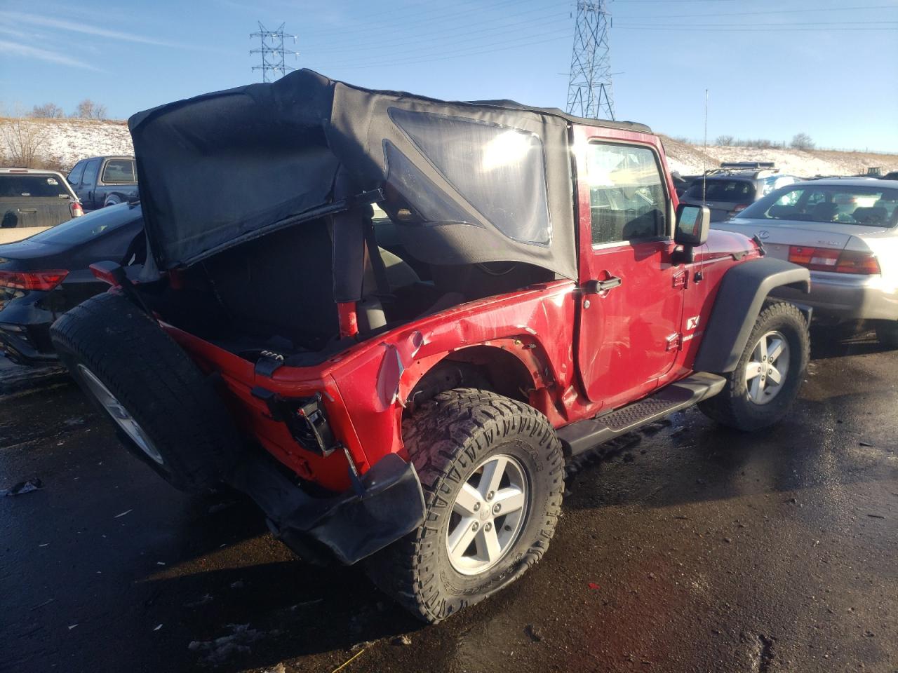 Photo 4 from auction – 2007 JEEP WRANGLER X with VIN 1J4FA24167L118949