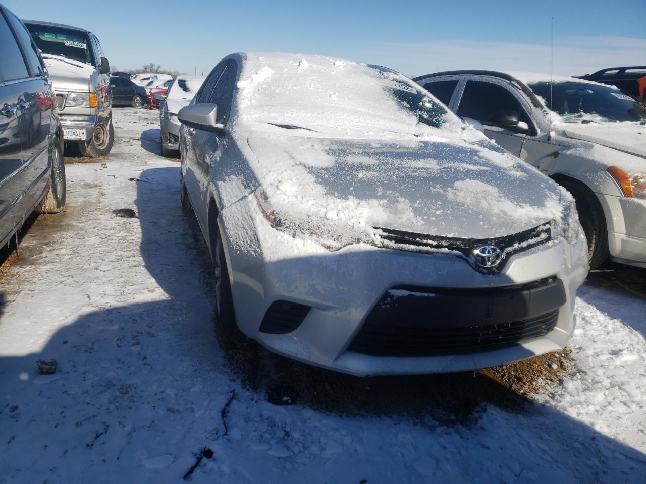 TOYOTA COROLLA L 2014 with VIN 2T1BURHE9EC115310 - Photo from auction