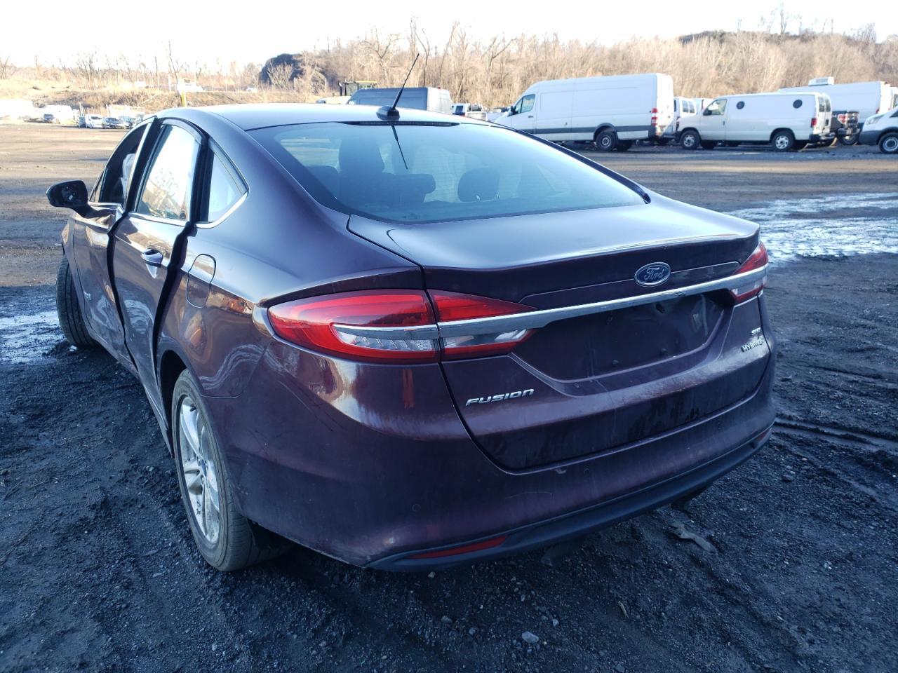 Photo 3 from auction – 2018 FORD FUSION SE with VIN 3FA6P0LU1JR250973