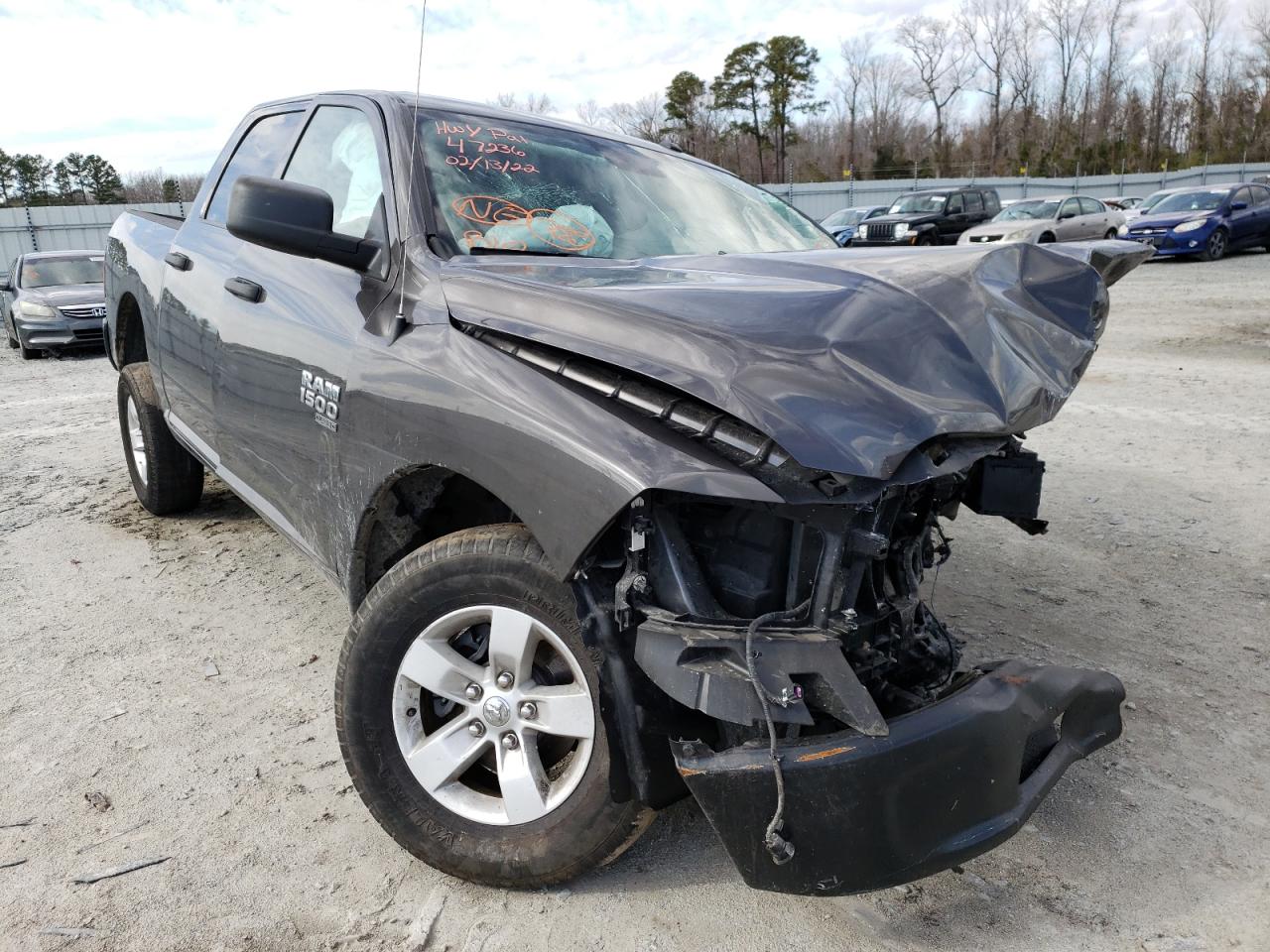 DODGE 1500 2020 with VIN 3C6RR7KG7LG134429 - Photo from auction