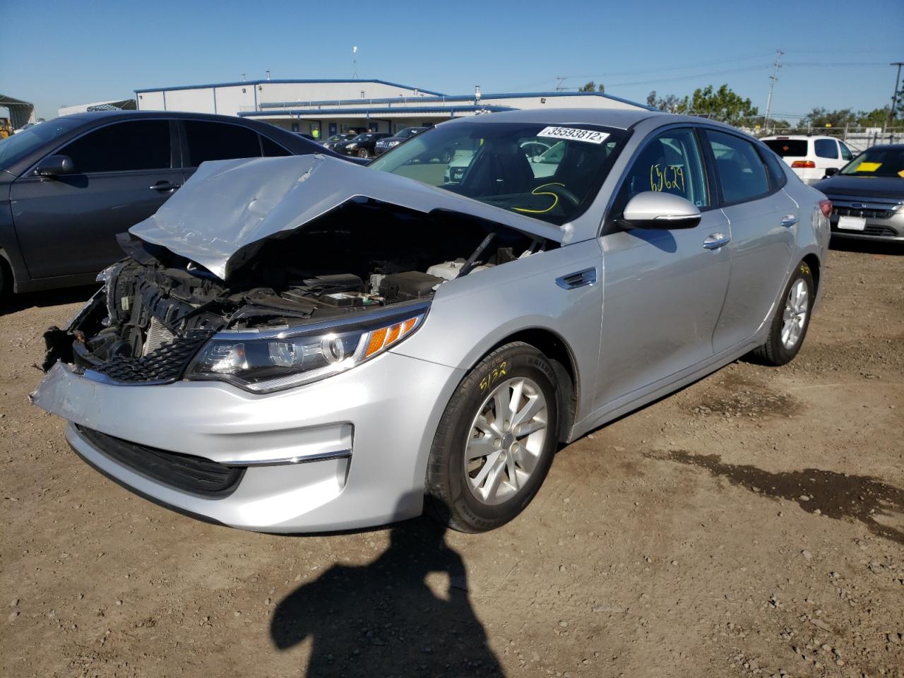 Photo 2 from auction – 2016 KIA OPTIMA LX with VIN KNAGT4L3XG5105027