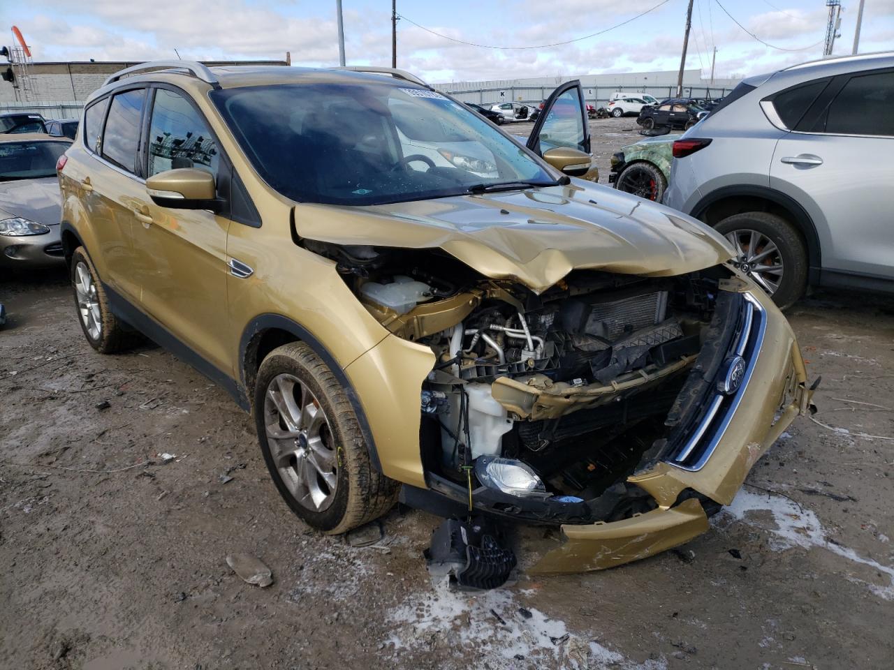 FORD ESCAPE TIT 2014 with VIN 1FMCU9JX2EUC19071 - Photo from auction