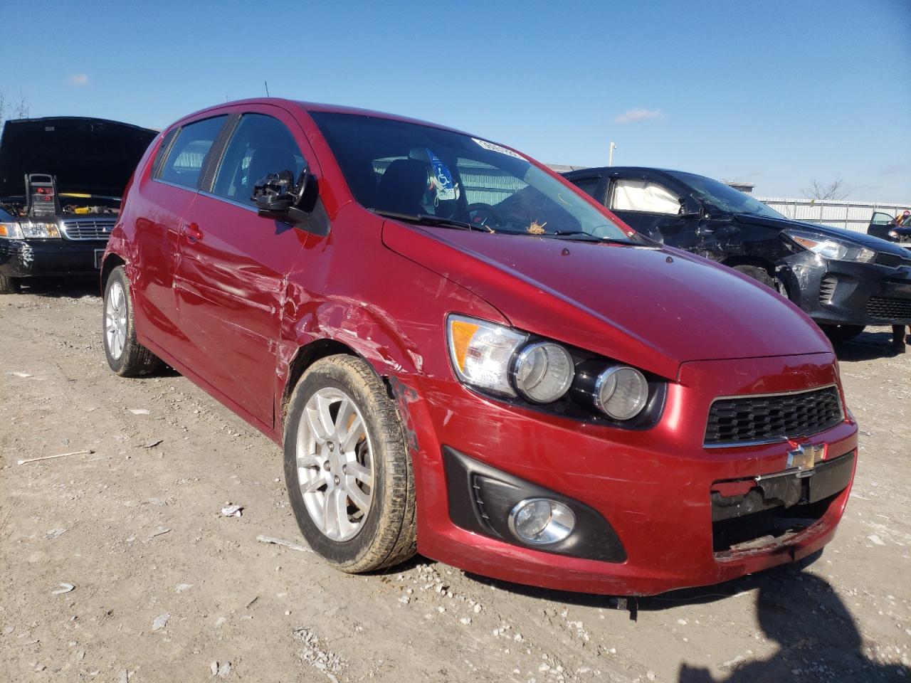 CHEVROLET SONIC LT 2013 with VIN 1G1JC6SH2D4142097 - Photo from auction
