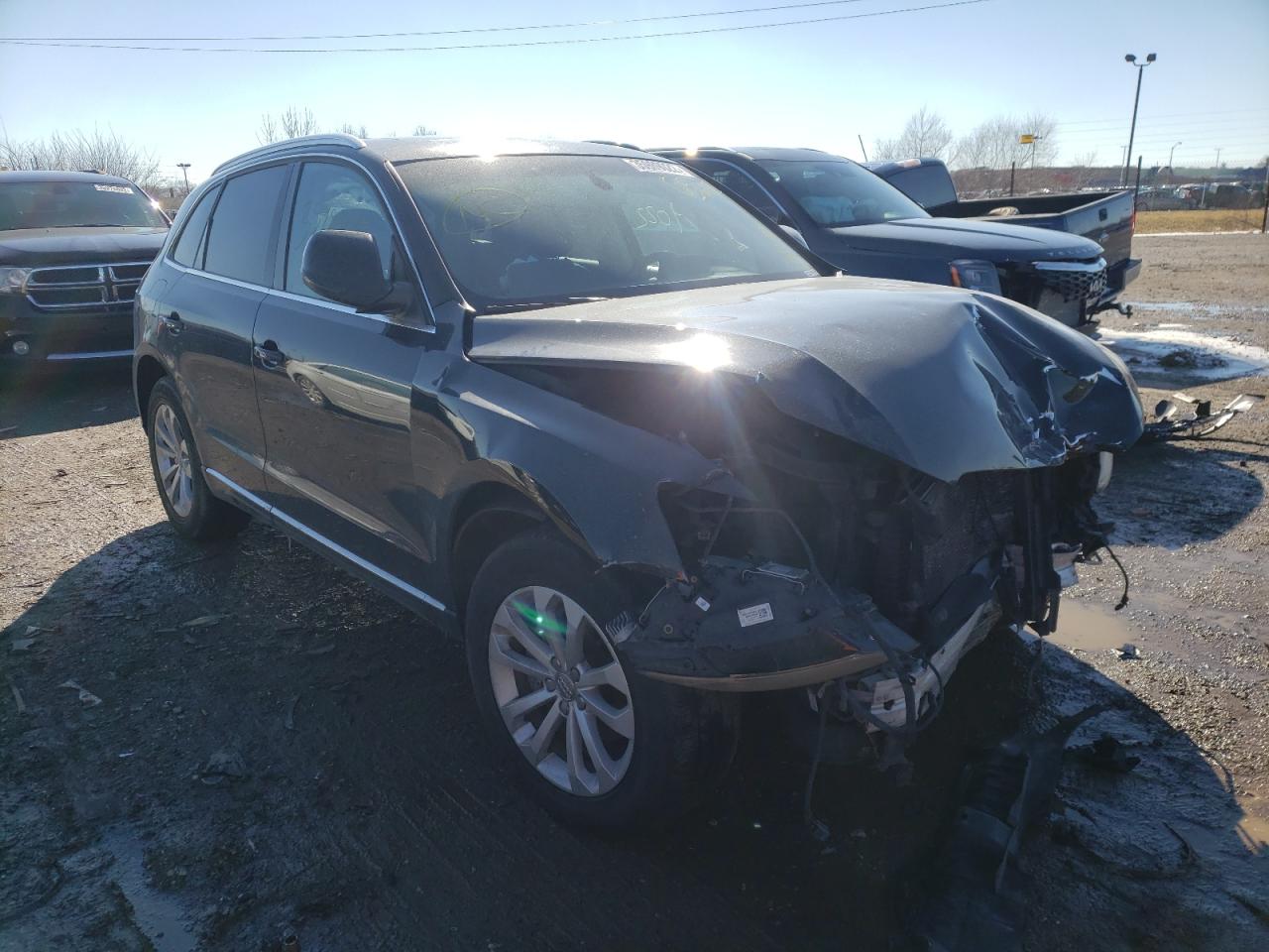 AUDI Q5 PREMIUM 2014 with VIN WA1LFAFP8EA056172 - Photo from auction