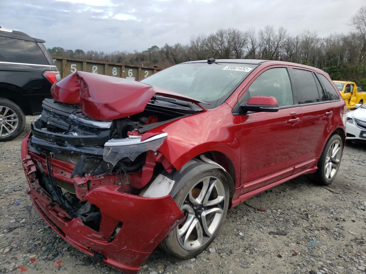Photo 2 from auction – 2014 FORD EDGE SPORT with VIN 2FMDK4AK8EBA93869