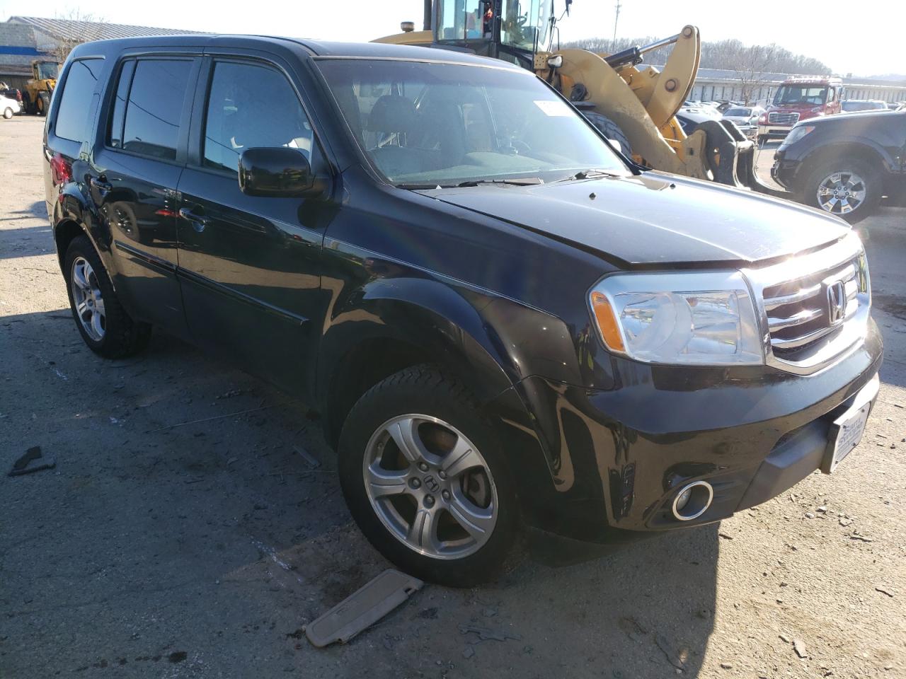 HONDA PILOT EXL 2013 with VIN 5FNYF4H55DB045385 - Photo from auction