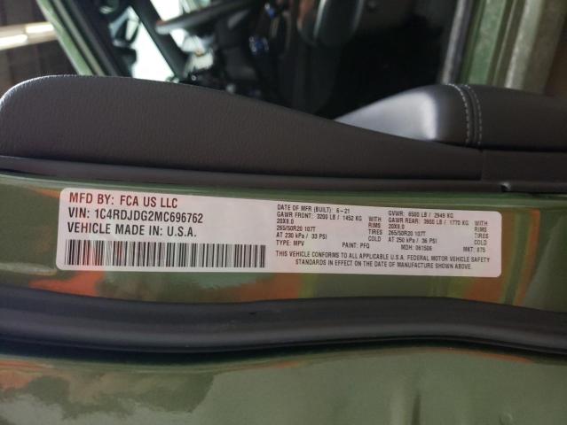 Photo 10 from auction – 2021 DODGE DURANGO GT with VIN 1C4RDJDG2MC696762