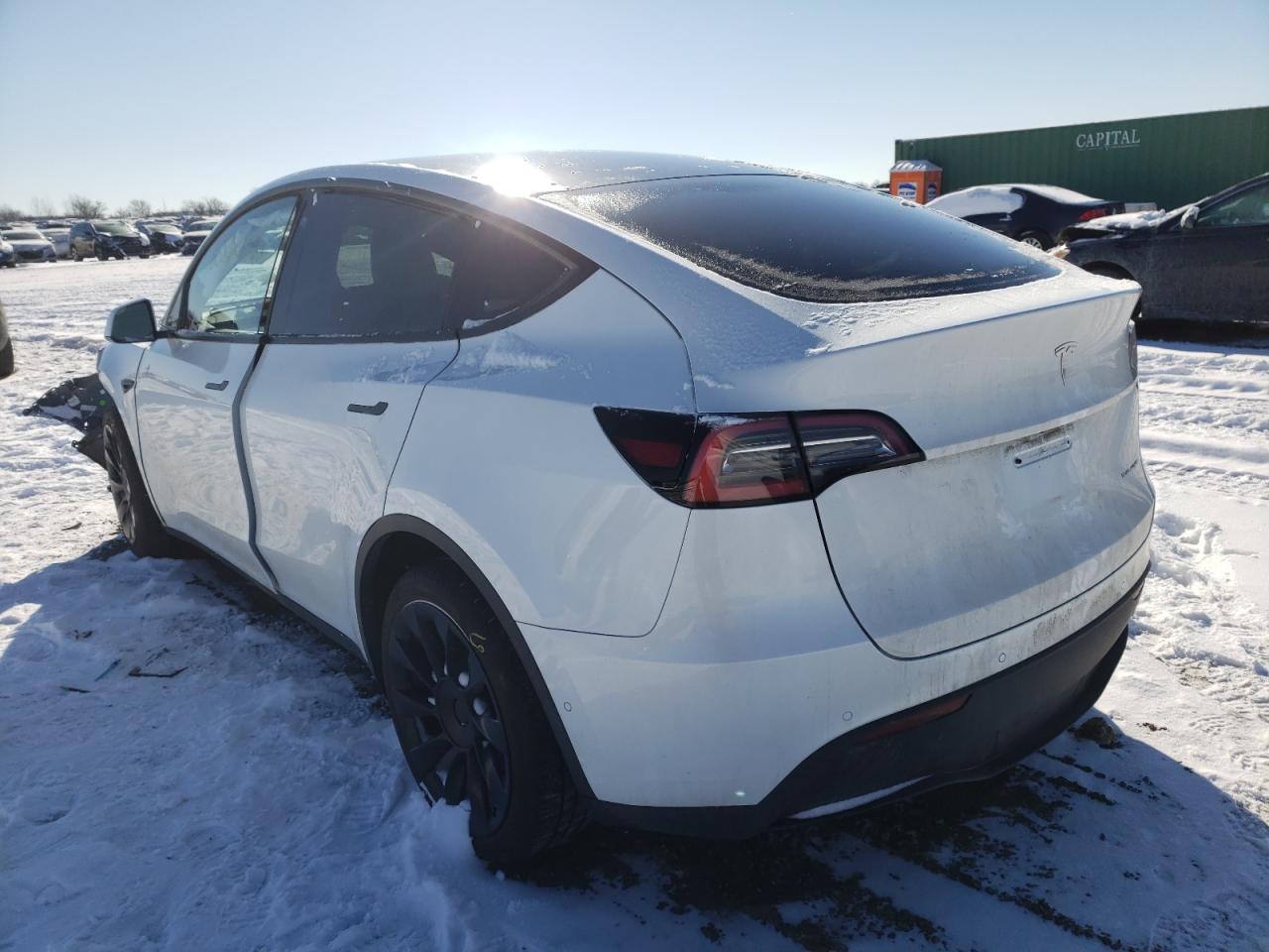Photo 3 from auction – 2020 TESLA MODEL Y with VIN 5YJYGDEE7LF040463