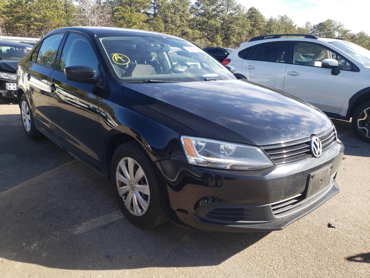 VOLKSWAGEN JETTA BASE 2014 with VIN 3VW2K7AJ2EM435591 - Photo from auction