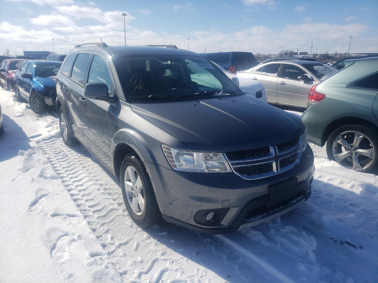 DODGE JOURNEY SX 2012 with VIN 3C4PDCBG3CT145622 - Photo from auction