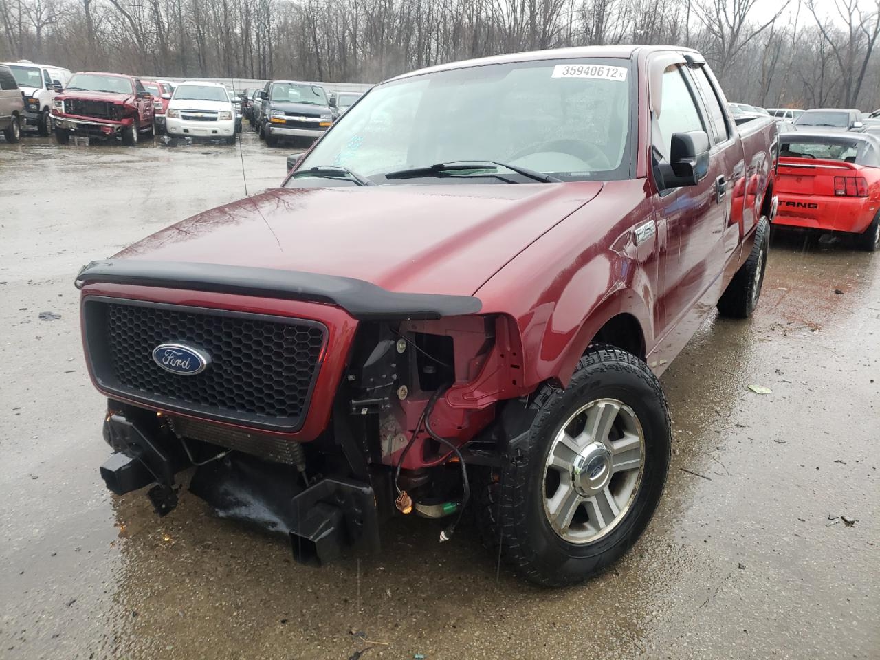 Photo 2 from auction – 2005 FORD F150 with VIN 1FTPX12575FB21606