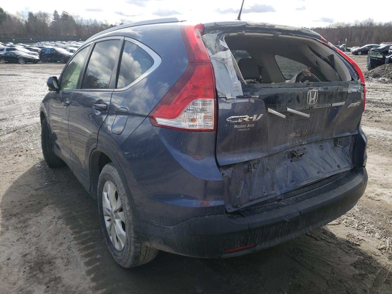 Photo 3 from auction – 2012 HONDA CR-V EXL with VIN JHLRM4H7XCC017947