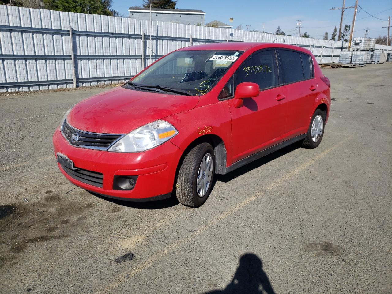 Photo 2 from auction – 2012 NISSAN VERSA S with VIN 3N1BC1CP9CK273498