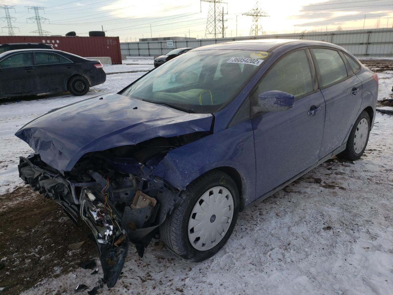 Photo 2 from auction – 2012 FORD FOCUS SE with VIN 1FAHP3F23CL476907