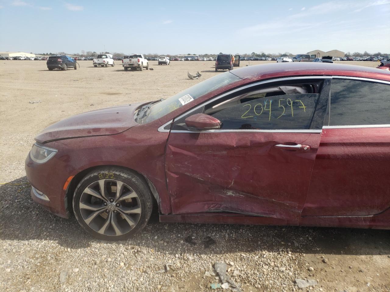 Photo 9 from auction – 2015 CHRYSLER 200 C with VIN 1C3CCCCB6FN557871