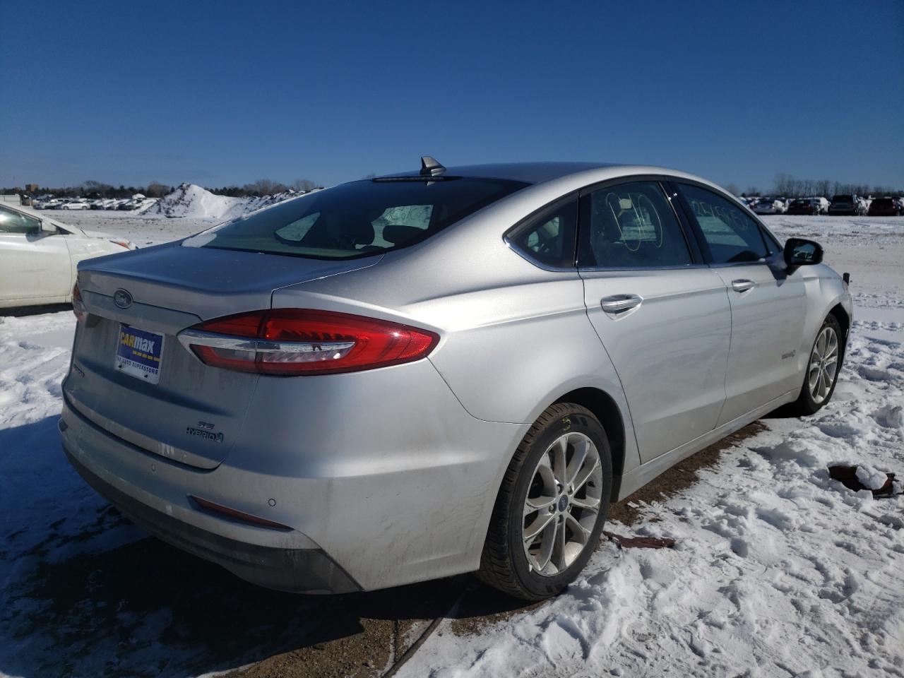 Photo 4 from auction – 2019 FORD FUSION SE with VIN 3FA6P0LU2KR205655