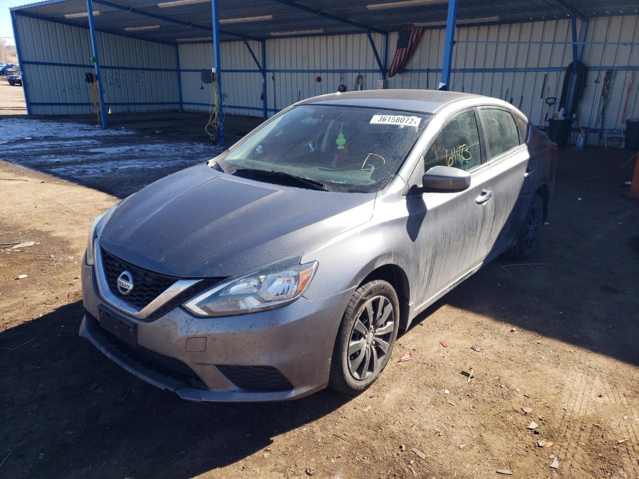 Photo 2 from auction – 2016 NISSAN SENTRA S with VIN 3N1AB7AP6GY320428