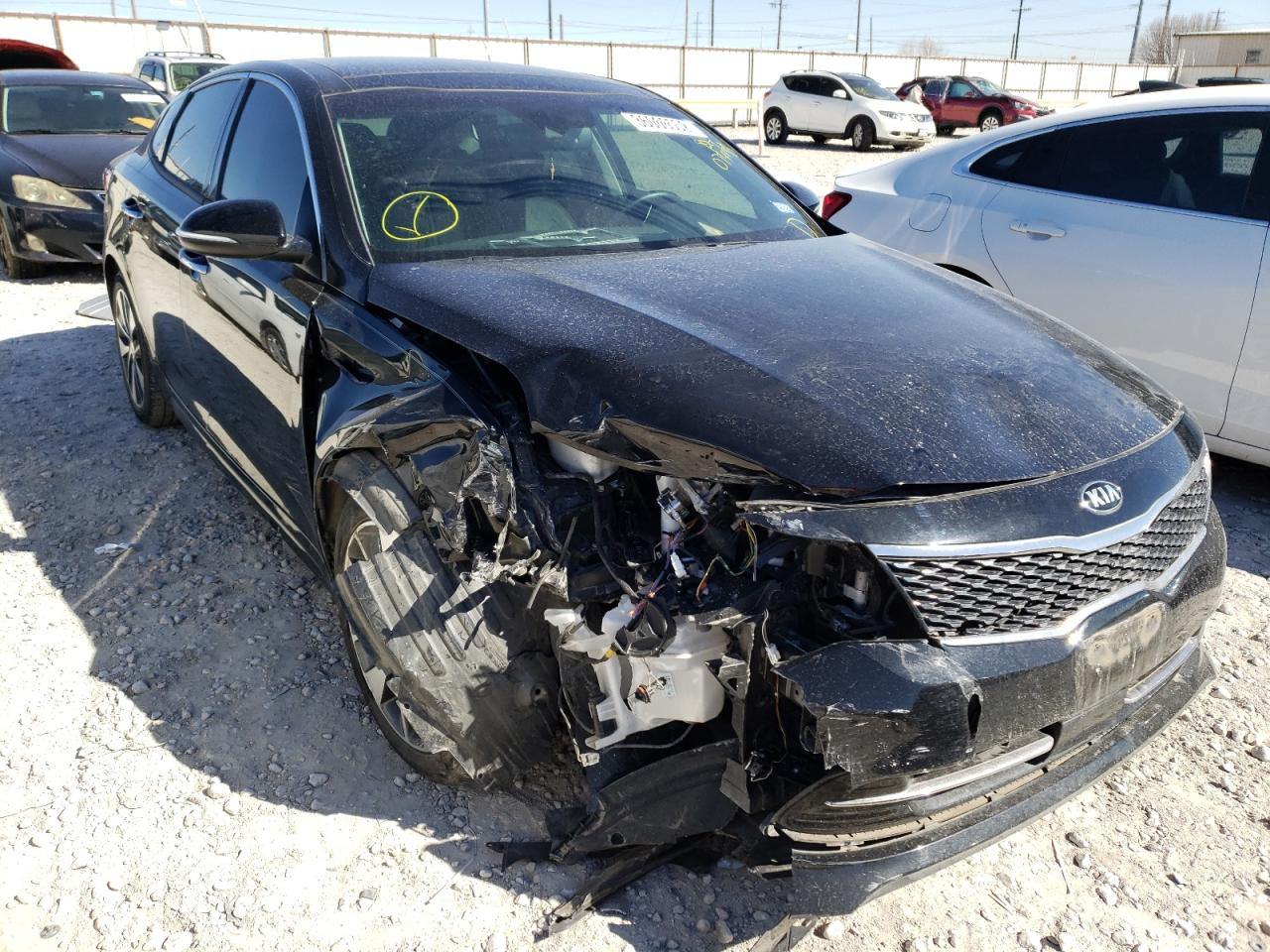 KIA OPTIMA SX 2016 with VIN 5XXGW4L2XGG073998 - Photo from auction